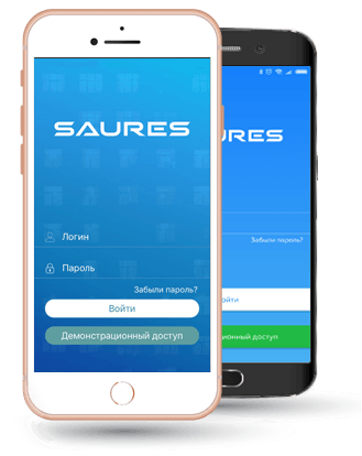 Приложение SAURES для смартфонов на iOS и Android